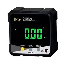 각도자 Portable Angle Finder Level Gauge Inclinometer LCD 360° Electronic Protractor with 4 Magts I, 01 Yellow