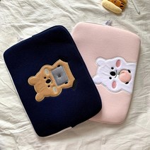 귀여운 쿼카 아이패드 파우치노트북 태블릿 패드 커버 캐릭터 파우치, 푸른색