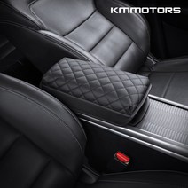 케이엠모터스 QM6 맞춤전용 퀼팅 팔쿠션, QM6 맞춤전용 퀼팅 팔쿠션-블랙(1P)