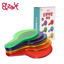 유치원유아학습교구 색상혼합 칼라점보돋보기 미술체험 놀이학습