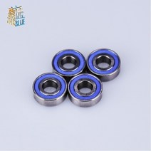 볼 베어링 엔드 JARBLUE모델베어링 모터 베어링 5x13x4 695 2RS ABEC3 10 개, 한개옵션0