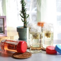 국산(친환경) 마이보틀 그린티 트라이탄 보틀 제작, 350ML 그린티 레드 무지