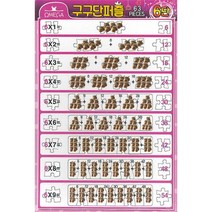 아트박스/퍼즐사랑 63조각 판퍼즐 - 구구단 6단, 없음