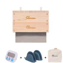 MONTHERIA 몬테리아 편백나무찜기 풀세트+전용가방 가정용 캠핑 요리 인덕션 편백찜, 휴대용 1세트