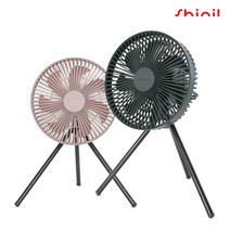 신일 BLDC 저소음 저전력 선풍기 캠핑 서큘레이터 충전식 타프팬 탁상용 SIF-G2800 2col, 핑크 / SIF-P8400K