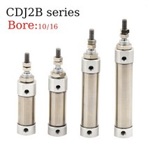 소형유압실린더 가이드실린더 복동 공압 에어 실린더 미니 소형 CDJ2B 타입 싱글로드 10mm 보어 스트로크, 05 Stroke 25mm_02 Bore 16mm