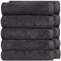 다주 호텔수건 40수 코마사 200g 10장 무형광 고급 수건 타올, 플랙스-챠콜그레이, 1개