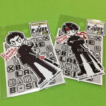 대역전 재판 스티커 2종 세트 CAPCOM×B-SIDE LABEL