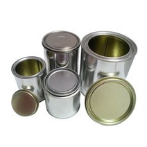 페인트통 공캔 빈깡통 사이깡 사각깡통 화분 원형 부자재 0.5L 1L 2L 4L, 원형 공캔 2L (뚜껑O)(손잡이O)