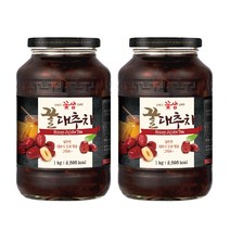꽃샘 꿀대추차 1kg x 2개, 1개입