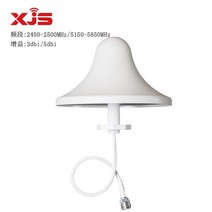 2.4/5.8ghz 5dBi 듀얼 밴드 무 지향성 안테나 와이파이 무선 신호 안테나 실내 천장 장착 통신 안테나, 한개옵션0