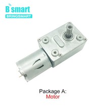 Bringmart JGY-370 웜 기어 모터 12 볼트 소형 전기 v Dc 6v 감속기 18v 자동 잠금, [11] 12V 210rpm, [05] package R