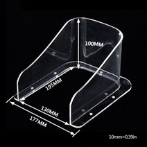 1 Pc 금속 키패드 플라스틱 비 커버 비디오 초인종 투명 방수 쉘 RFID 액세스 제어 시스템에 대 한