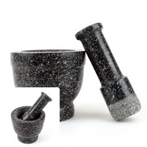 위천일 일반절구 중 깨갈이 돌절구통 찧기 약재