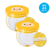 [1+1] 아토팜 톡톡 페이셜 선팩트 15g, 2개