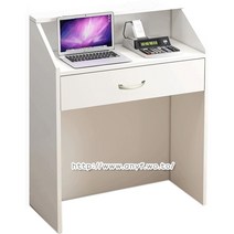 신형카운터2 접수대 계산대 안내데스크 인포메이션 카운트 카운타 계산대 매대 프론트 포스기 책상 캐셔대 로비 테이블, 연체리, 키추가