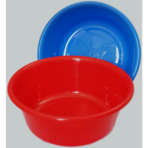 유진 칼라 원형 다라이 플라스틱다라, 청색, 11호