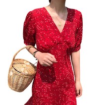 데이홀릭 뮤즈 랩 반팔원피스