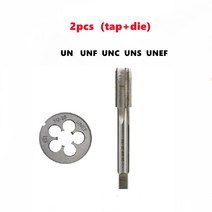 HSS 오른손 아메리칸 태핑 다이 세트 UN UNC UNF UNS UNEF 기계 도구 태핑 다이 세트 금속 태핑 도구 나사, 05 2pcs 6-32UNC