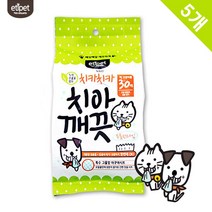 DAOM 간편구강케어 고양이 물티슈 30매 5개 동물턱드름