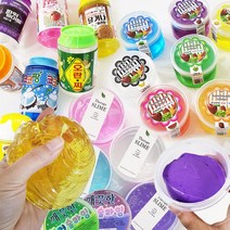 클리어 치즈슬라임 액체괴물 액괴, 12 칼라 수제슬라임
