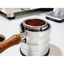 1구 포터필터 거치대 홀더 탬핑 스테이션 블랙 받침대 템핑 정리대 51 54 58mm, 실버, 1개