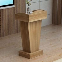 웰컴데스크 강연대 필경대 연설대 강의대 교회 학교 발표 단상, 밝은호두색600x400x1100높이