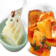 봉화청량산김치 백김치5kg + 석박지5kg / 국내산 / 아이스박스