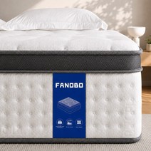 FANOBO 매트리스 포켓스프링 토퍼매트리스 침대 바닥 매트리스, 25cm, 중간