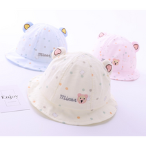 [레몬] 신생아 베이비 벙거지모자 썬햇 3종칼러 1~8개월