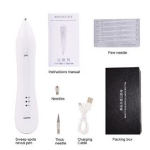 뷰티 플라즈마 펜 레이저 주근깨 제거 사마귀 제거제 두더지 문신 리무버 기계 피부 태그 스팟 클리너 도구, [03] C type