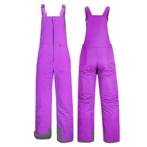 스키복 스키바지 야외 스노우 팬츠 방수 및 방풍 오버올 여성용 편안한 다기능 전체 턱받이