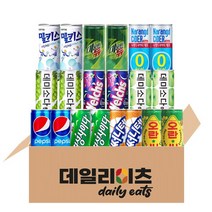 [데일리이츠] 탄산 캔음료 10종 20캔 A세트 (190ml~250ml), 1세트