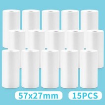 롤스크린블라인드 손쉬운설치 즉석 인쇄 카메라 사진 디지, Thermal Paper-15 pcs