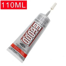 E6000 110ml 슈퍼 글루 액상 접착제 DIY 주얼리 크리스탈 라이스톤 전화 스크린 도구 3p