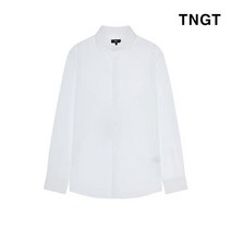 TNGT 남성용 세미와이드카라 면폴리 드레스셔츠 TGSH0F466WT