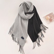 치키티타 캐시미어 머플러 두툼한 빅사이즈 양면 목도리 남녀공용 겨울 선물