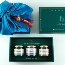 [명절선물]도라지청 인삼청 더덕청 3종 수제청 추석 선물 세트, 1세트, 3병, 250g