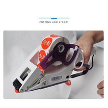 병파쇄기 공업용 분쇄기 프레스수동 라벨링 기계 Labeler 손 잡고 접착 스티커 태그 플랫 모자 병 커버에, 01 18-35mm