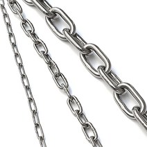 대광와이어로프 쇠사슬 사슬 스텐 체인 7mm M단위 SUS304 사슬고리