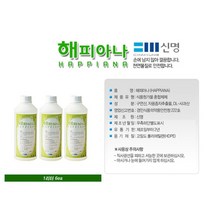 신명 무알콜 해피아나 세정제 1L 6개 소독액 소독제 세정액