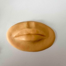 반영구화장 반영구재료 타투용품 메이크업연습용 실리콘스킨 1235pcs 3d 입술은 영구, 립 프랙티스 스킨 c, 5개