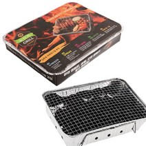 캠핑용 BBQ 일회용 숯불판 바베큐그릴 구이판