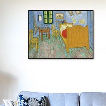 [더벨라] 고흐 - 아를의 침실 (반 고흐의 방) The Bedroom in Arles 모던프레임 캔버스액자