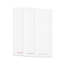 앳원스 캘리그라피용 책갈피 무지택, 고평량 쓰다북스택(25매)