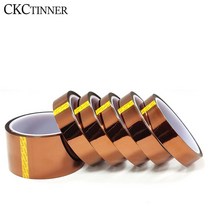 5/6/8/10/12/15/20MM x 30M 갈색 고온 내성 Kapton 테이프 폴리이 미드 전기 작업/그릴/분말 코팅, 02 8mm