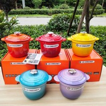 르크루제 고메밥솥 주물 무쇠솥 18cm 냄비, 바이올렛, 1개