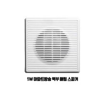 SM-01A 아파트방송 다세대용 벽부매립스피커 1W