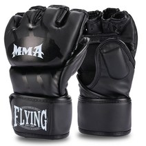 그랜트글러브 8온스 권투 복싱 글러브 트레이닝 ufc 이종격투기 전문 벙커링 샌드백 남자 격투기 MMA, 01 4oz, 07 블랙M（배달+마우스피스+백백）