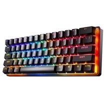 스틸시리즈 에이펙스 프로 미니 무선 기계식 게이밍 키보드 블랙, Apex Pro mini, Wireless